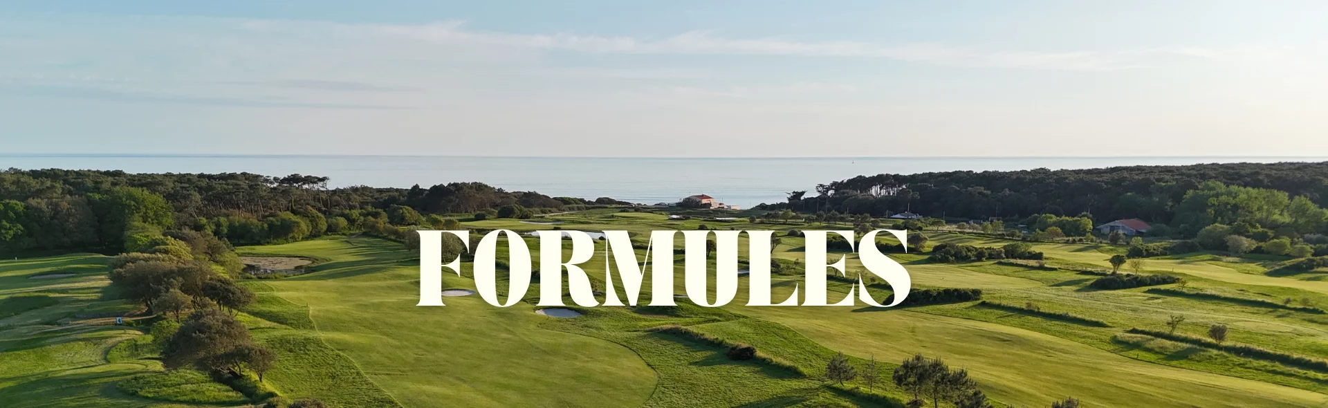 Bannière Formules Nouveaux Golfeurs