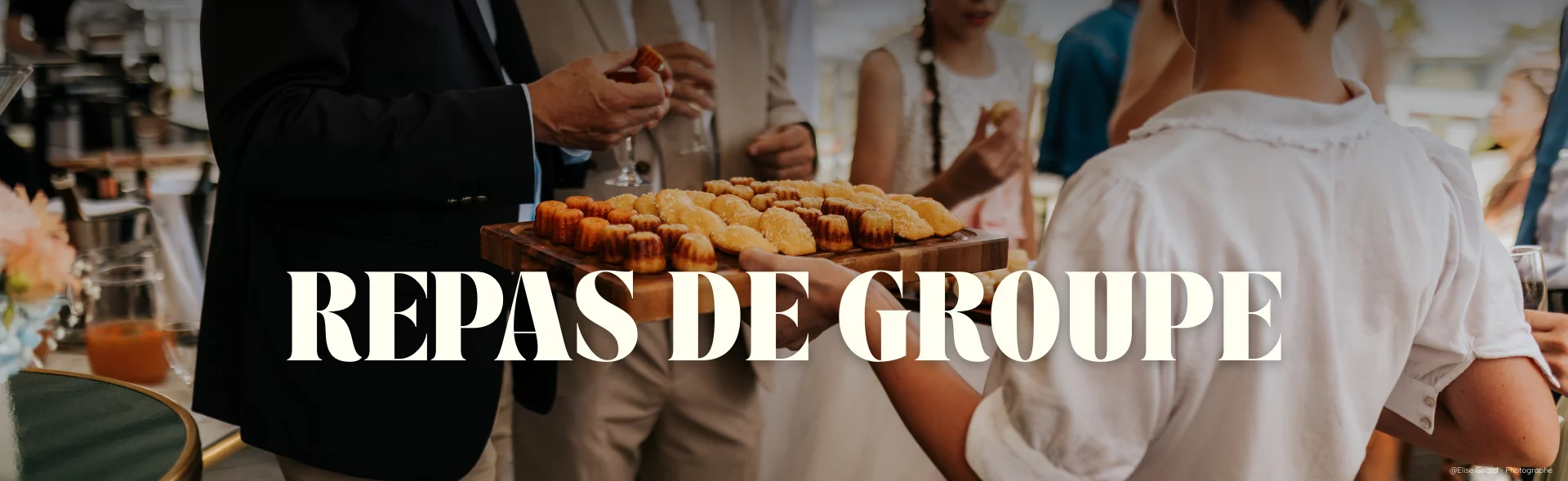 Bannière repas de groupe